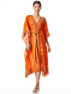 MARVA EMBROIDERED CAFTAN DRESS-SIENNA/GOLD-ALICE + OLIVIA