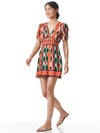 TATIANA MINI DRESS-WARM BREEZE MULTI-ALICE + OLIVIA