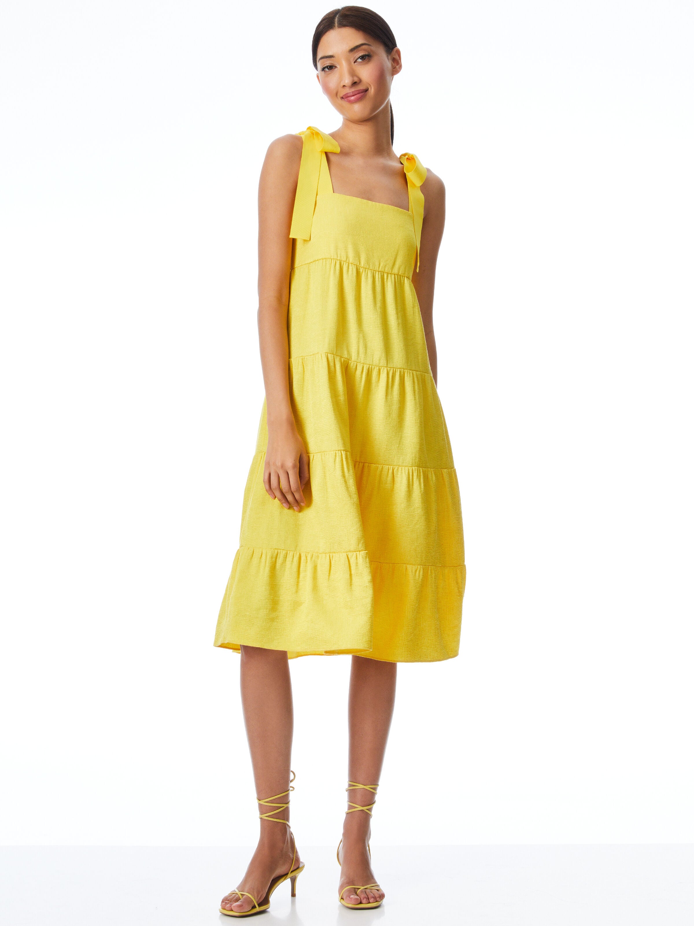 CYNTHIA TIE STRAP MIDI DRESS-ALICE + OLIVIA