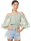 AZALEA PEASANT TOP W SMKING-ALICE + OLIVIA