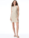 CLYDE MINI DRESS-SAND-ALICE + OLIVIA
