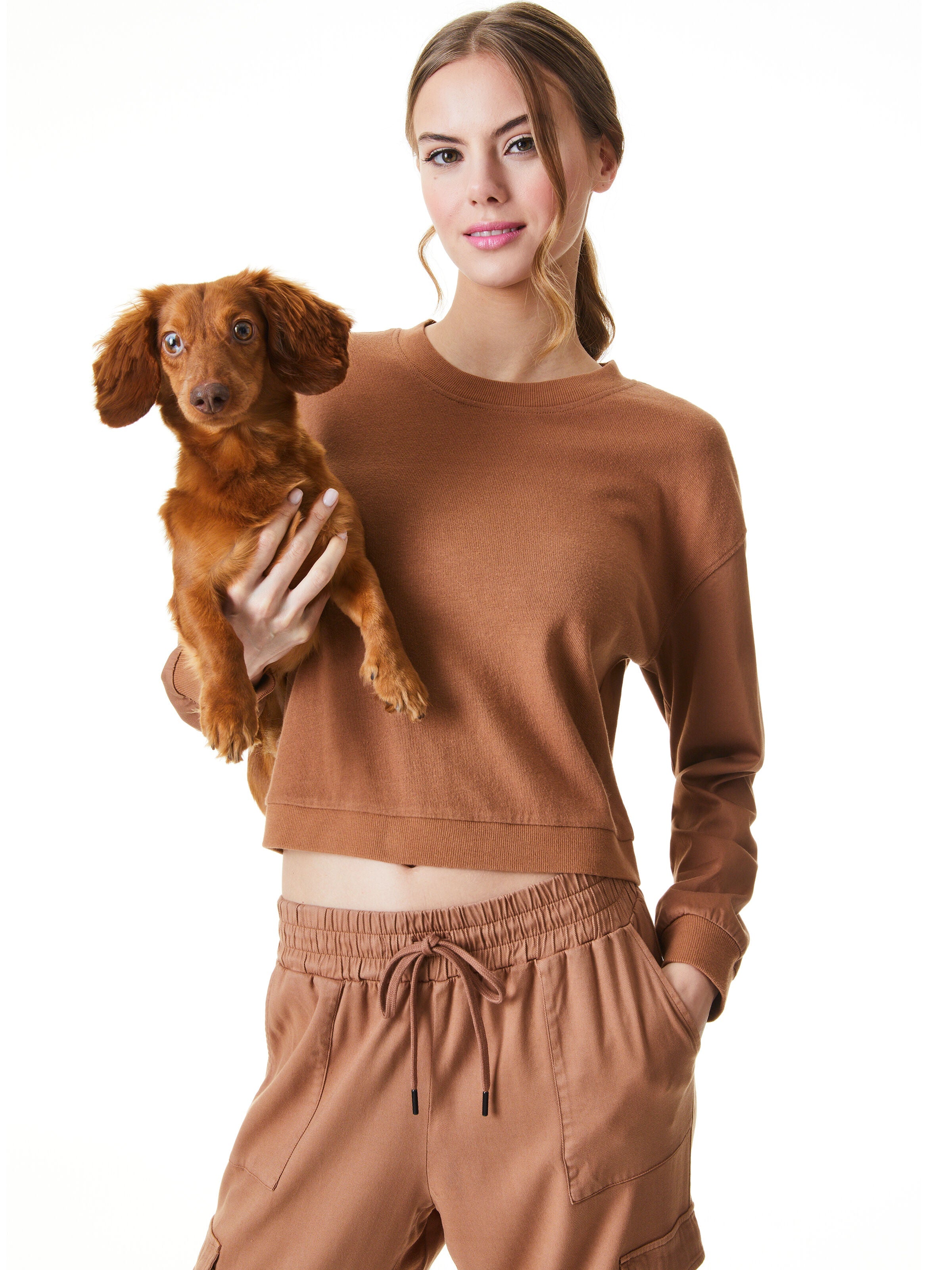 DEX CREWNECK SWEATSHIRT-ALICE + OLIVIA