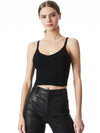 KENNA CROPPED SWEATER TANK-Black-ALICE + OLIVIA