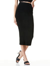 LAINA RIBBED KNIT MIDI SKIRT-Black-ALICE + OLIVIA