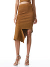 MARIA METALLIC MIDI SKIRT-BRONZE-ALICE + OLIVIA