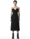 MCGUIRE LACE RUFFLE MIDI DRESS-ALICE + OLIVIA