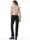 KITTY PUFF SLEEVE CARDIGAN-ALMOND/MULTI-ALICE + OLIVIA