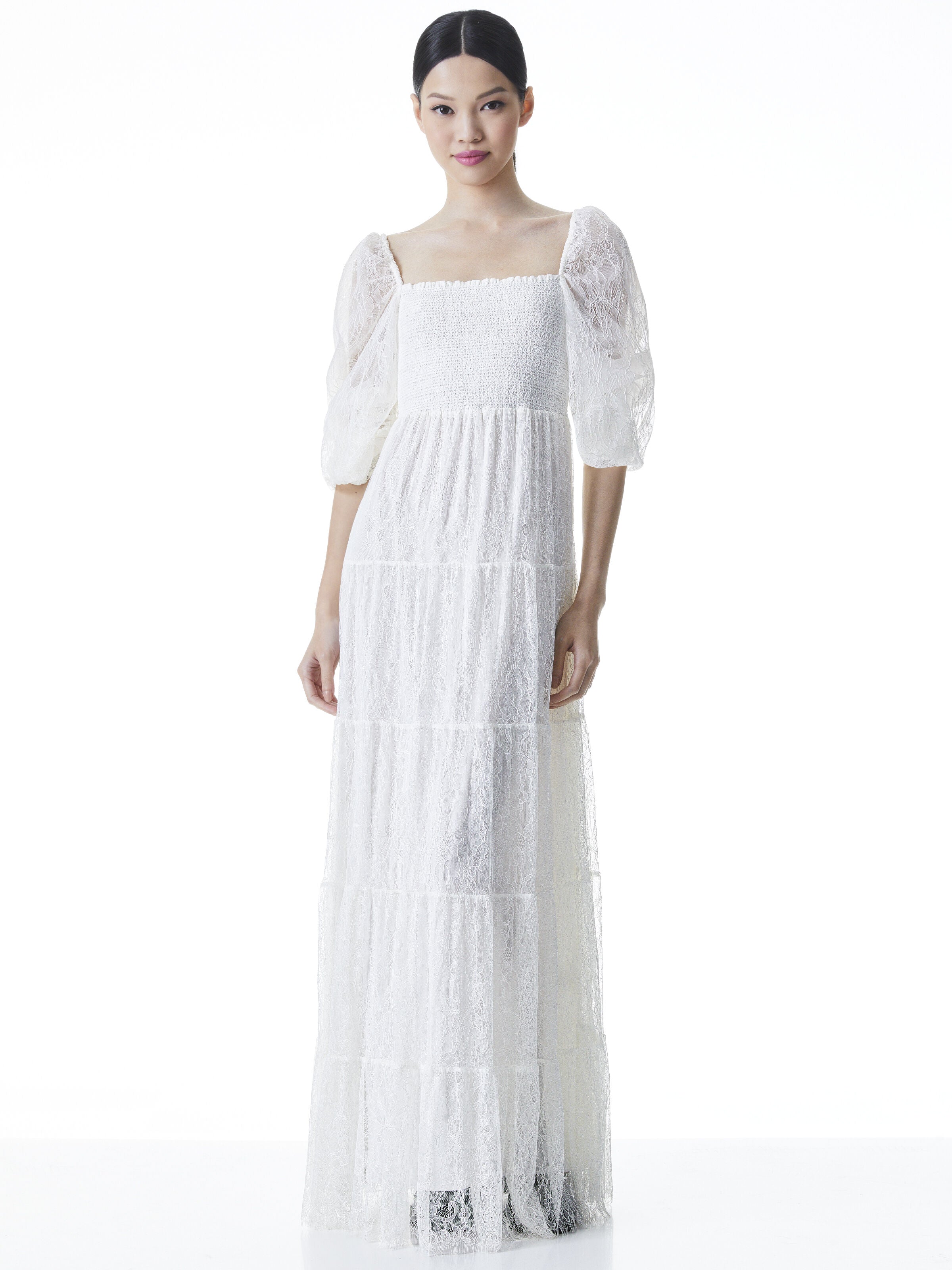 COOPER LACE MAXI DRESS-ALICE + OLIVIA