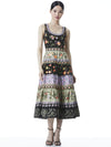 ARYA EMBROIDERED MIDI GOWN DRESS-ALICE + OLIVIA
