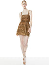 SONJA SEQUIN MINI DRESS-BRONZE-ALICE + OLIVIA