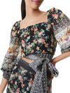 CLARABELLE TIE FRONT BLOUSE-DREAM CASTLE-ALICE + OLIVIA
