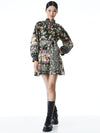 JANIS FLORAL MOCK NECK MINI DRESS-ALICE + OLIVIA