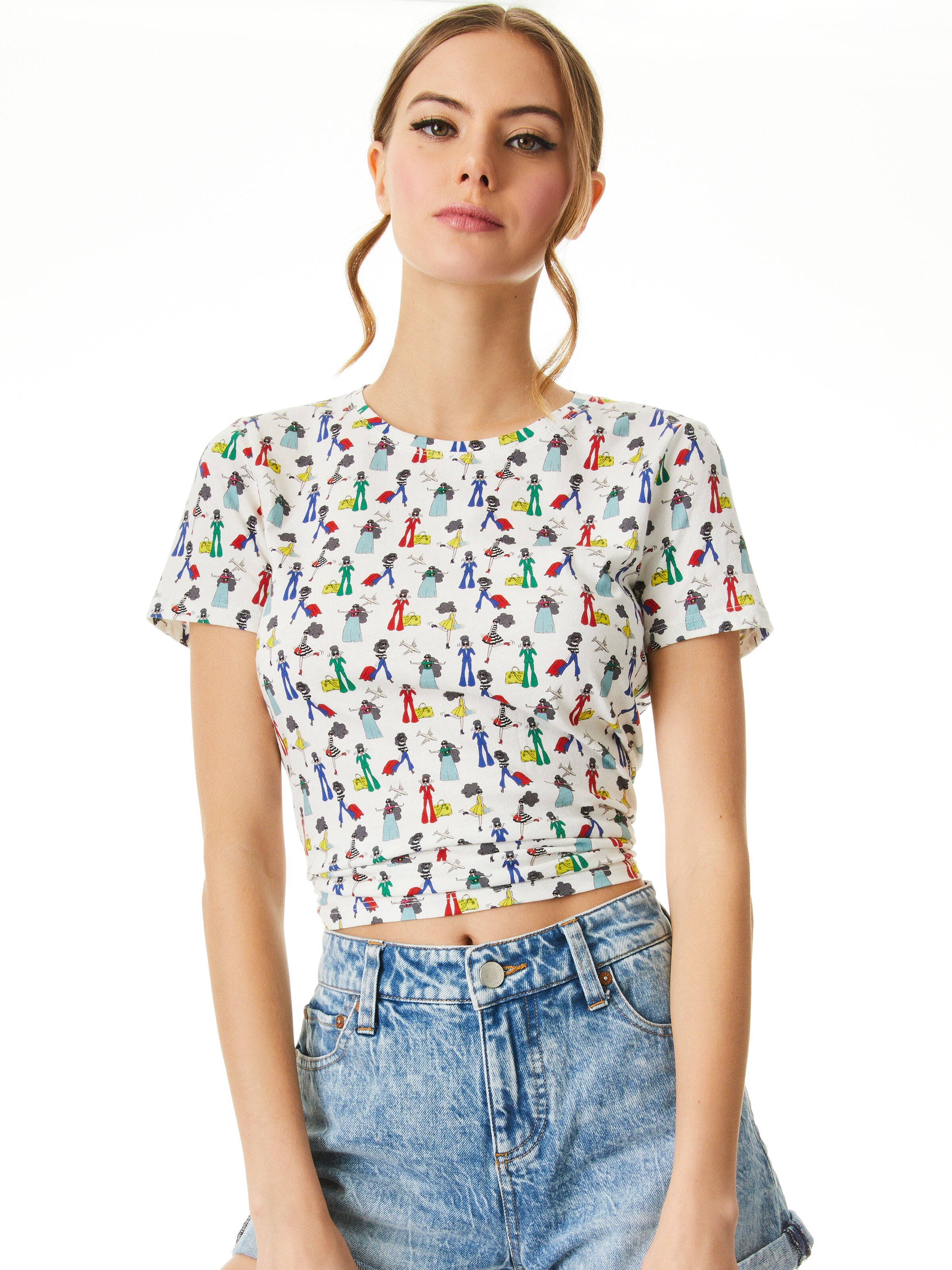 RYLYN CREW NECK TOP-PASSPORT STACE-ALICE + OLIVIA