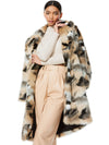 YETTA FAUX FUR COAT-NEUTRAL/BLACK-ALICE + OLIVIA