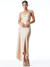 HARMONY DRAPEY SLIP MIDI DRESS-ALICE + OLIVIA