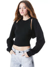 MARCO SHRUG WITH TANK-Black-ALICE + OLIVIA