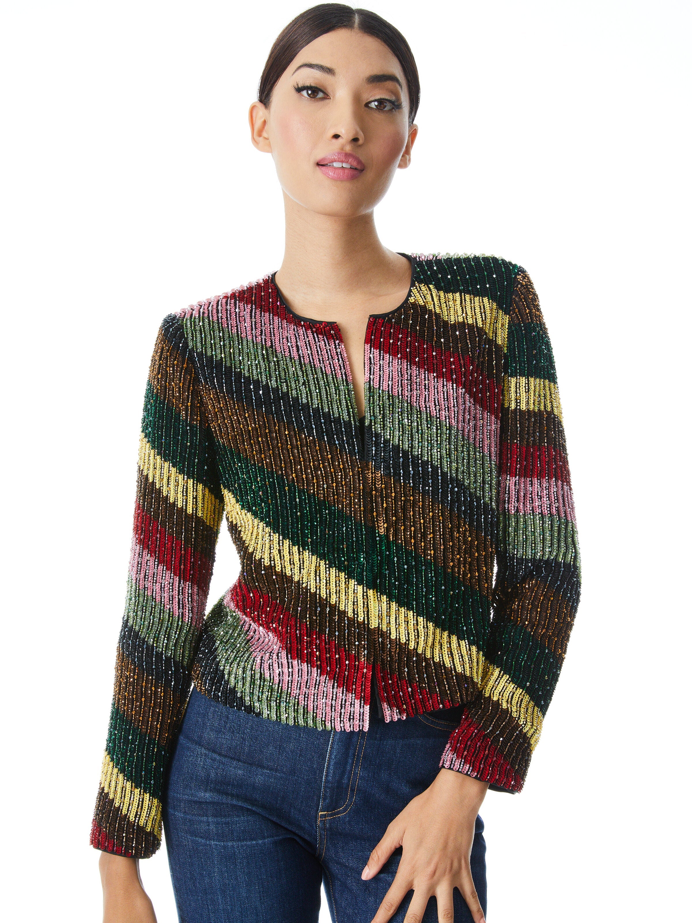 KIDMAN BEADED JACKET-MULTI-ALICE + OLIVIA