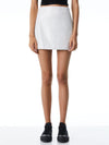 ELANA VEGAN MINI SKIRT-OFF WHITE-ALICE + OLIVIA