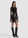 CHARA VEGAN MINI DRESS-ALICE + OLIVIA