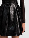 CHARA VEGAN MINI DRESS-ALICE + OLIVIA