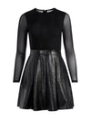 CHARA VEGAN MINI DRESS-ALICE + OLIVIA