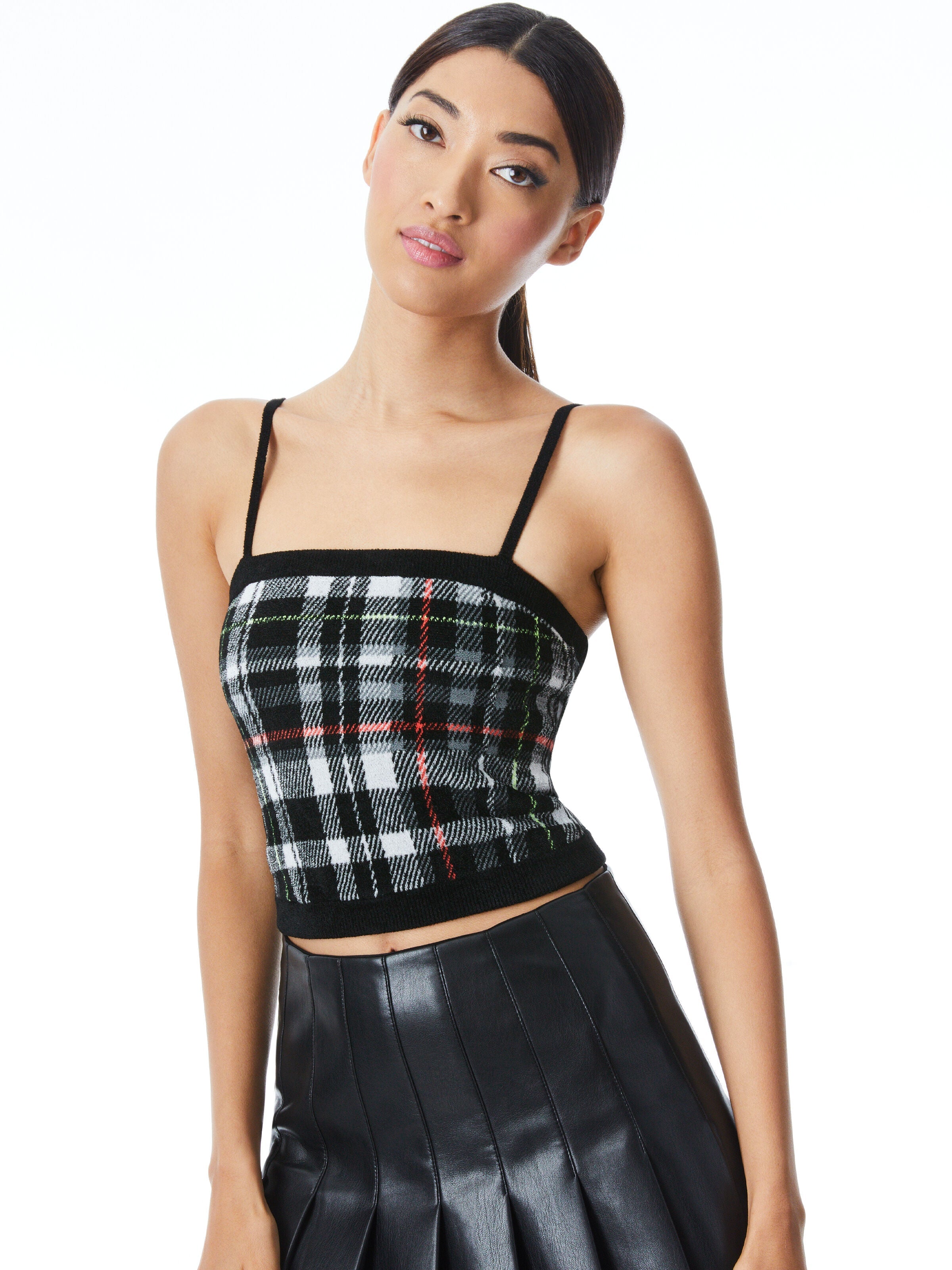 ALISON PLAID TANK TOP