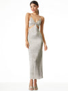HAVANA METALLIC CUT OUT MAXI DRESS -ALICE + OLIVIA