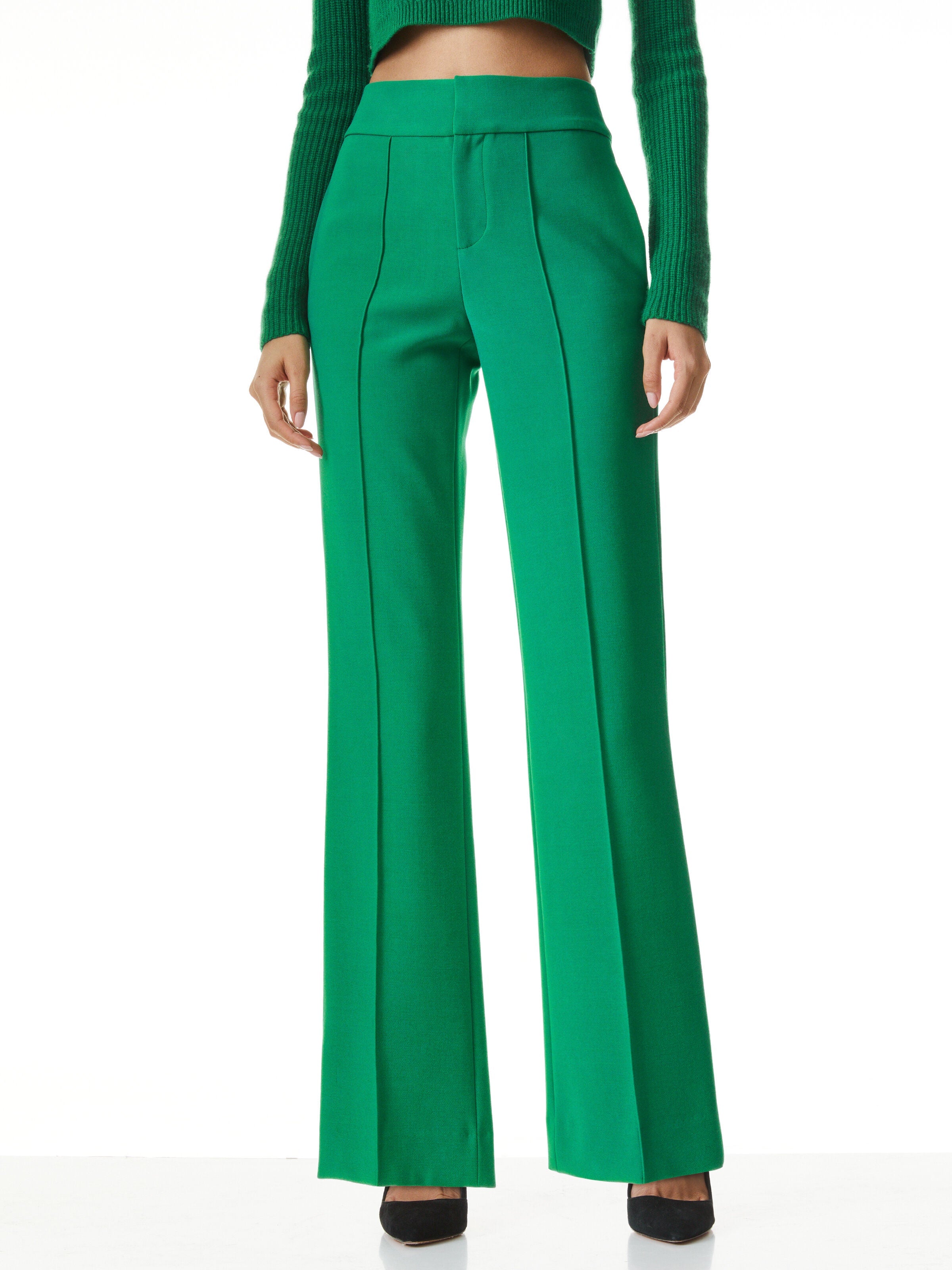 DYLAN HIGH WAISTED WIDE LEG PANT-Black-ALICE + OLIVIA