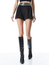 CONRY EMBELLISHED WAIST SHORT-Black-ALICE + OLIVIA