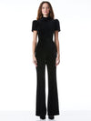 JORAH PUFF SLEEVE JUMPSUIT-Black-ALICE + OLIVIA