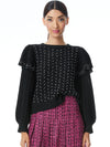 ROSI RUFFLE SLEEVE SWEATER-ALICE + OLIVIA