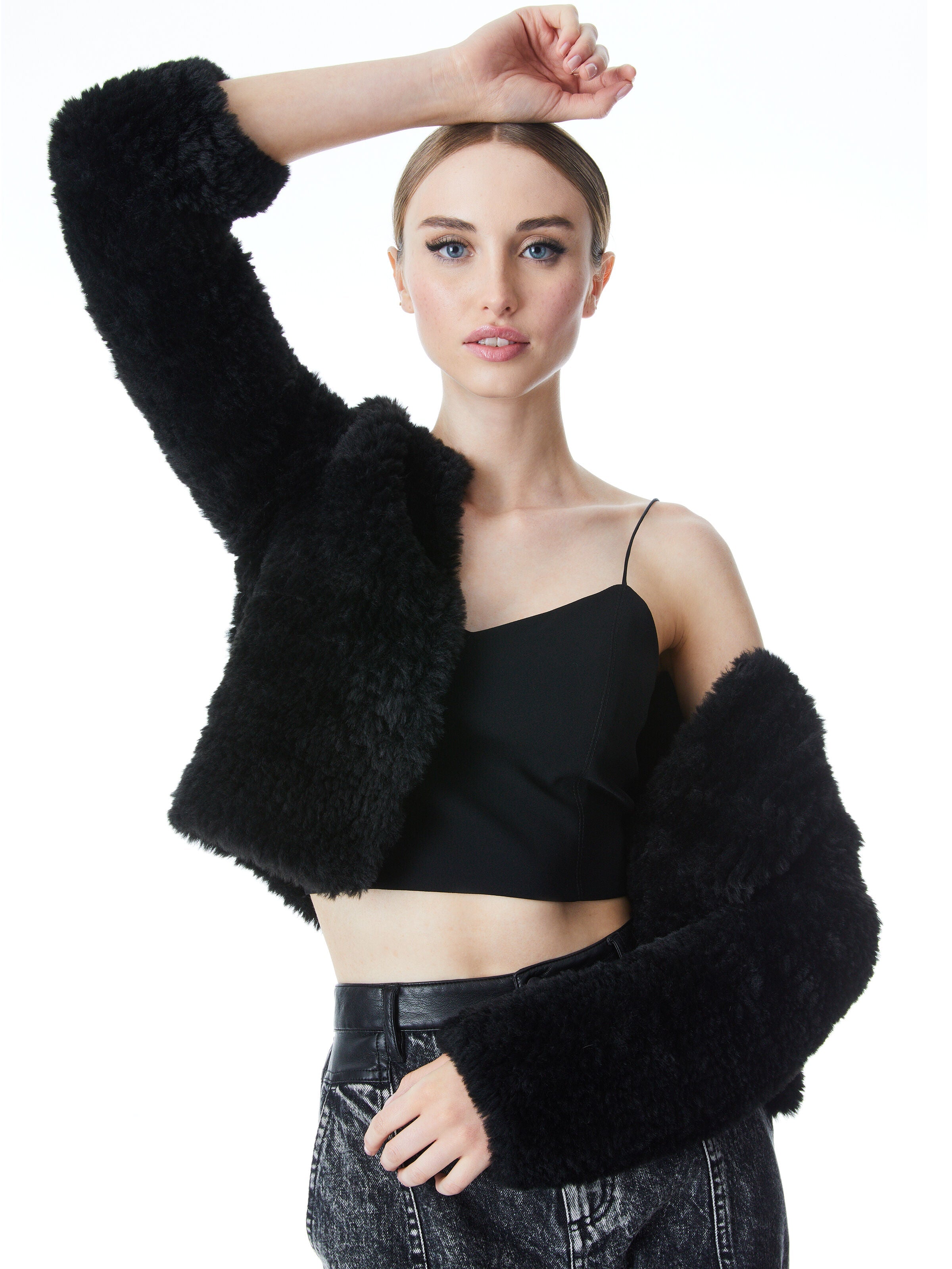 FAWN FAUX FUR JACKET