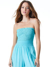 PENELOPE SMOCKED STRAPLESS TOP-ALICE + OLIVIA