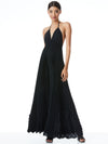 ADALYN HALTER PLEATED JUMPSUIT-Black-ALICE + OLIVIA