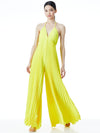 ADALYN HALTER PLEATED JUMPSUIT-Black-ALICE + OLIVIA