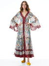 ALEXANDRIA OPEN BACK TASSEL MAXI DRESS-ALICE + OLIVIA