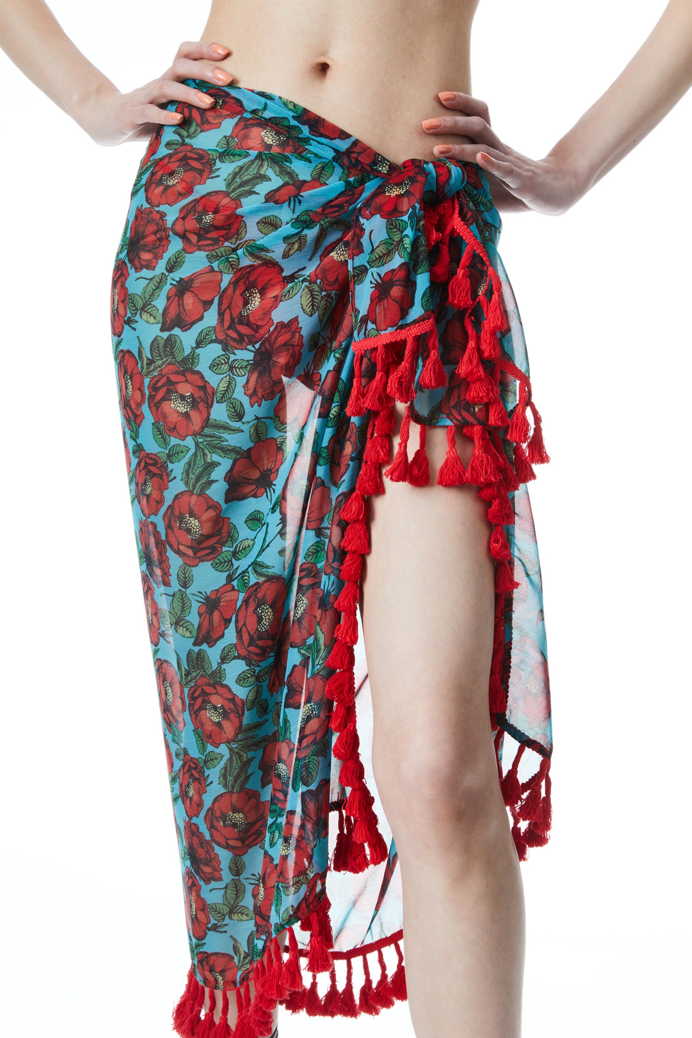 BECKY TASSEL SARONG SKIRT-ALICE + OLIVIA