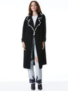 DELINDA EMBELLISHED WOOL SWEATER COAT-ALICE + OLIVIA