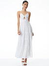 MINKA TIE FRONT MAXI DRESS-OFF WHITE-ALICE + OLIVIA