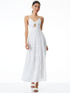 MINKA TIE FRONT MAXI DRESS-OFF WHITE-ALICE + OLIVIA