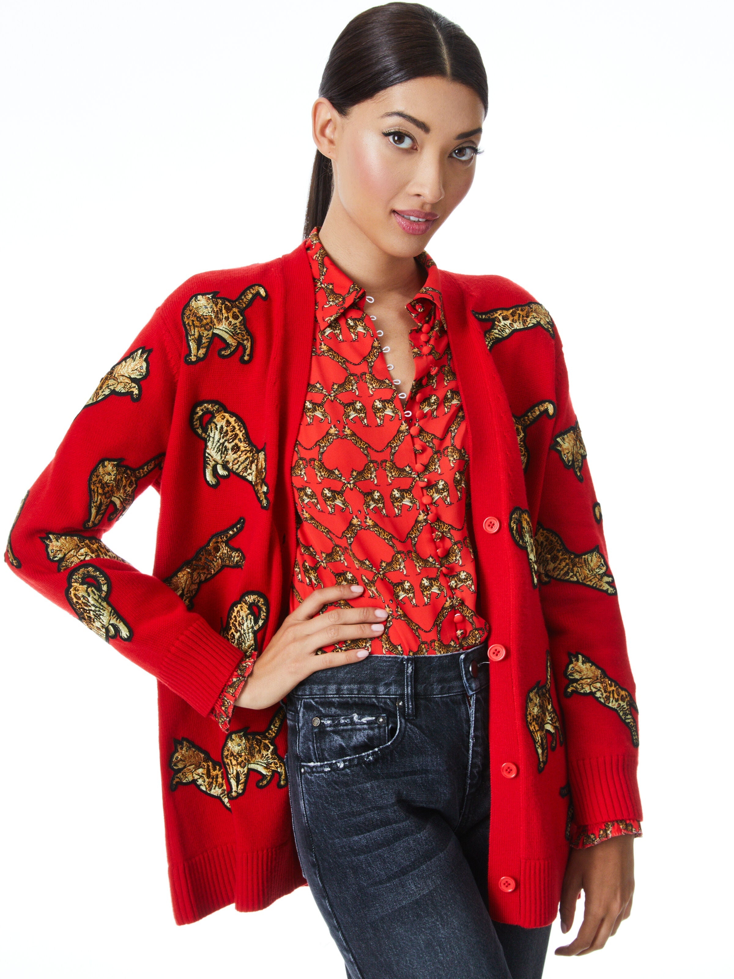 BRADFORD EMBELLISHED GRANDPA CARDIGAN