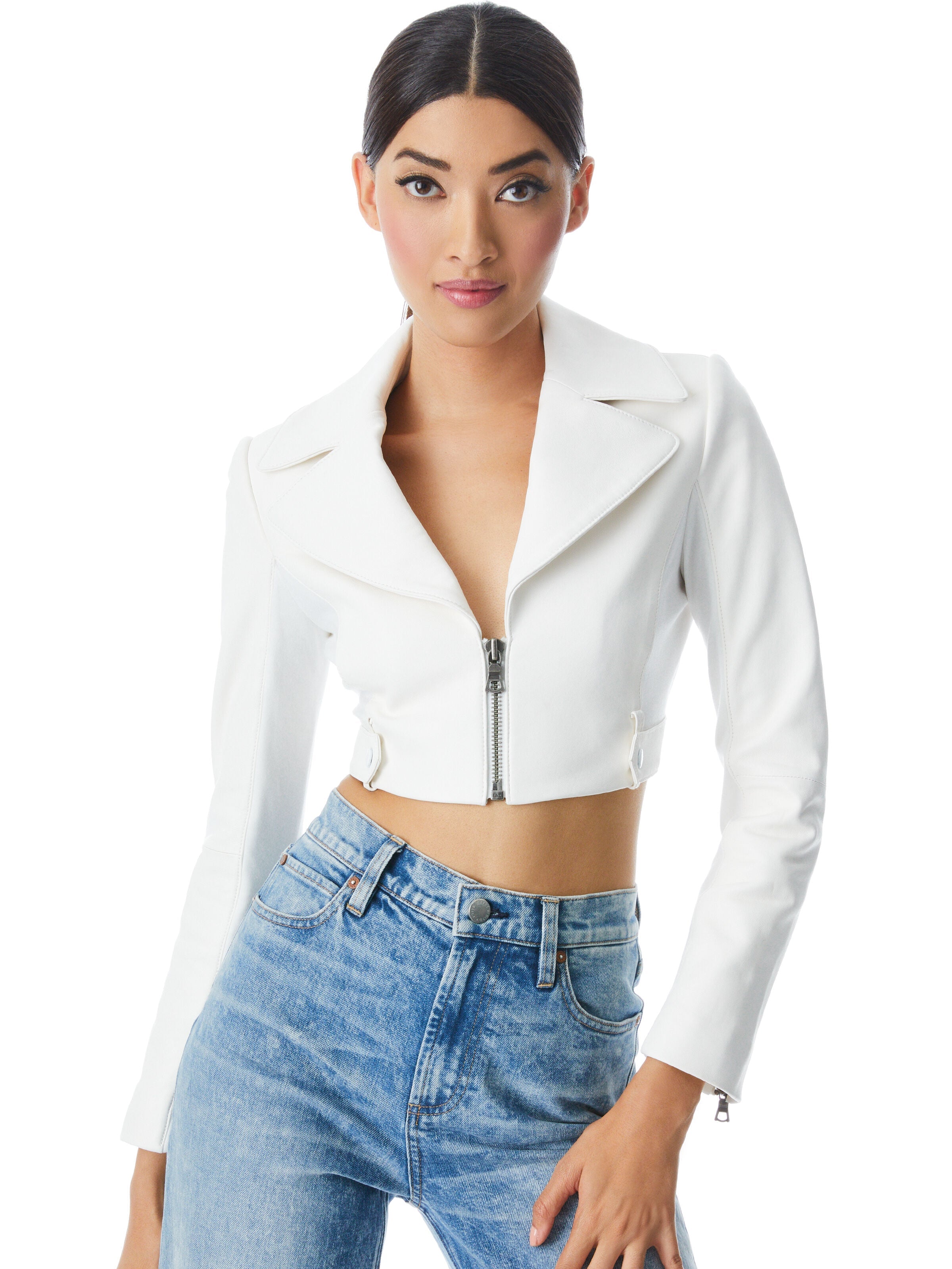 YARDLEY VEGAN JACKET-ALICE + OLIVIA