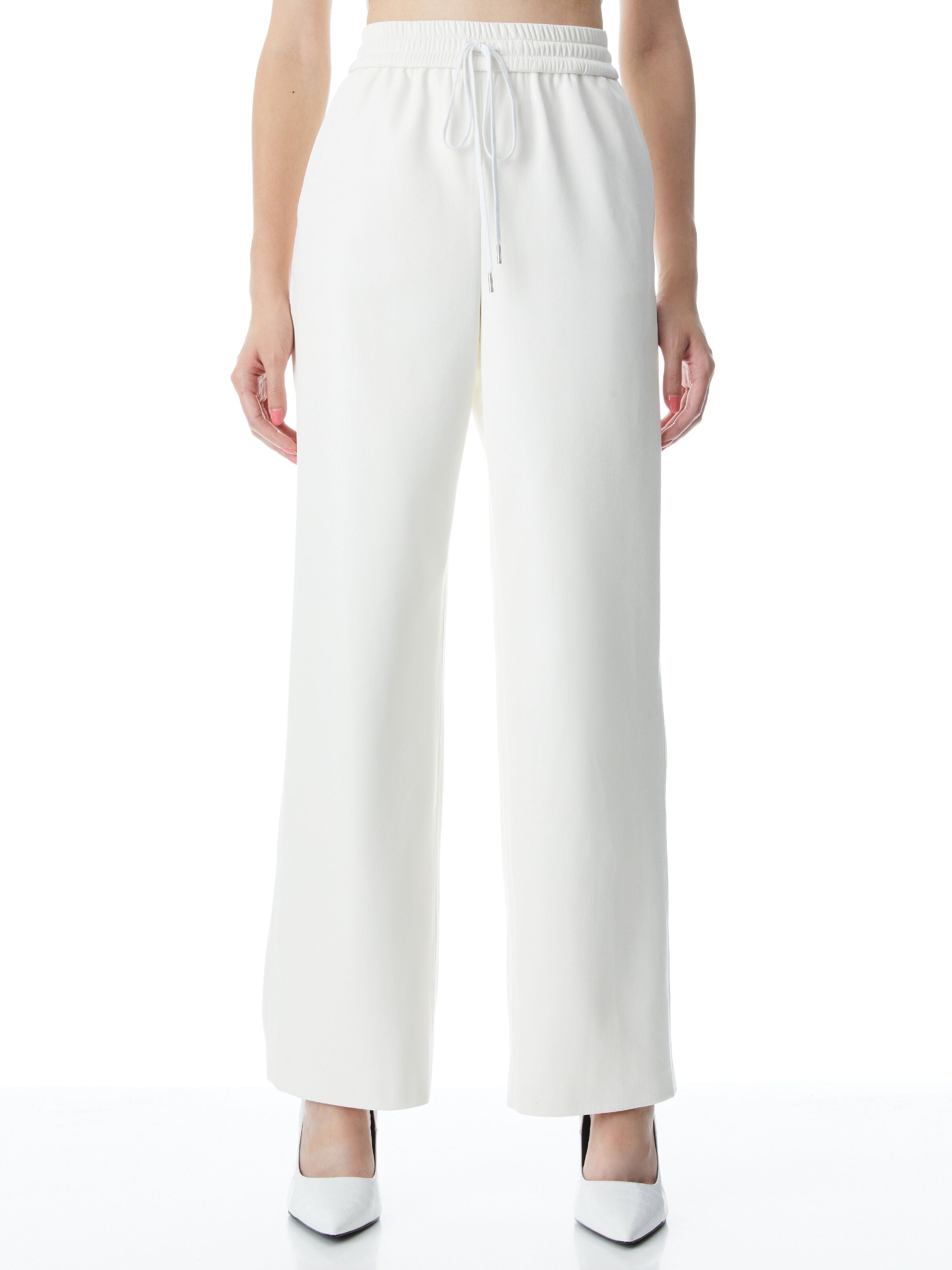 BENNY BAGGY PULL UP PANT-Black-ALICE + OLIVIA