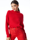 CAPRICE DROP SHOULDER PULLOVER-BRIGHT POPPY-ALICE + OLIVIA