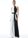 THELMA HALTERNECK JUMPSUIT-ALICE + OLIVIA