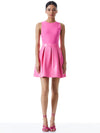 CHARA VEGAN MINI DRESS-FRENCH ROSE-ALICE + OLIVIA