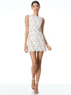 CLYDE MINI DRESS-OFF WHITE-ALICE + OLIVIA