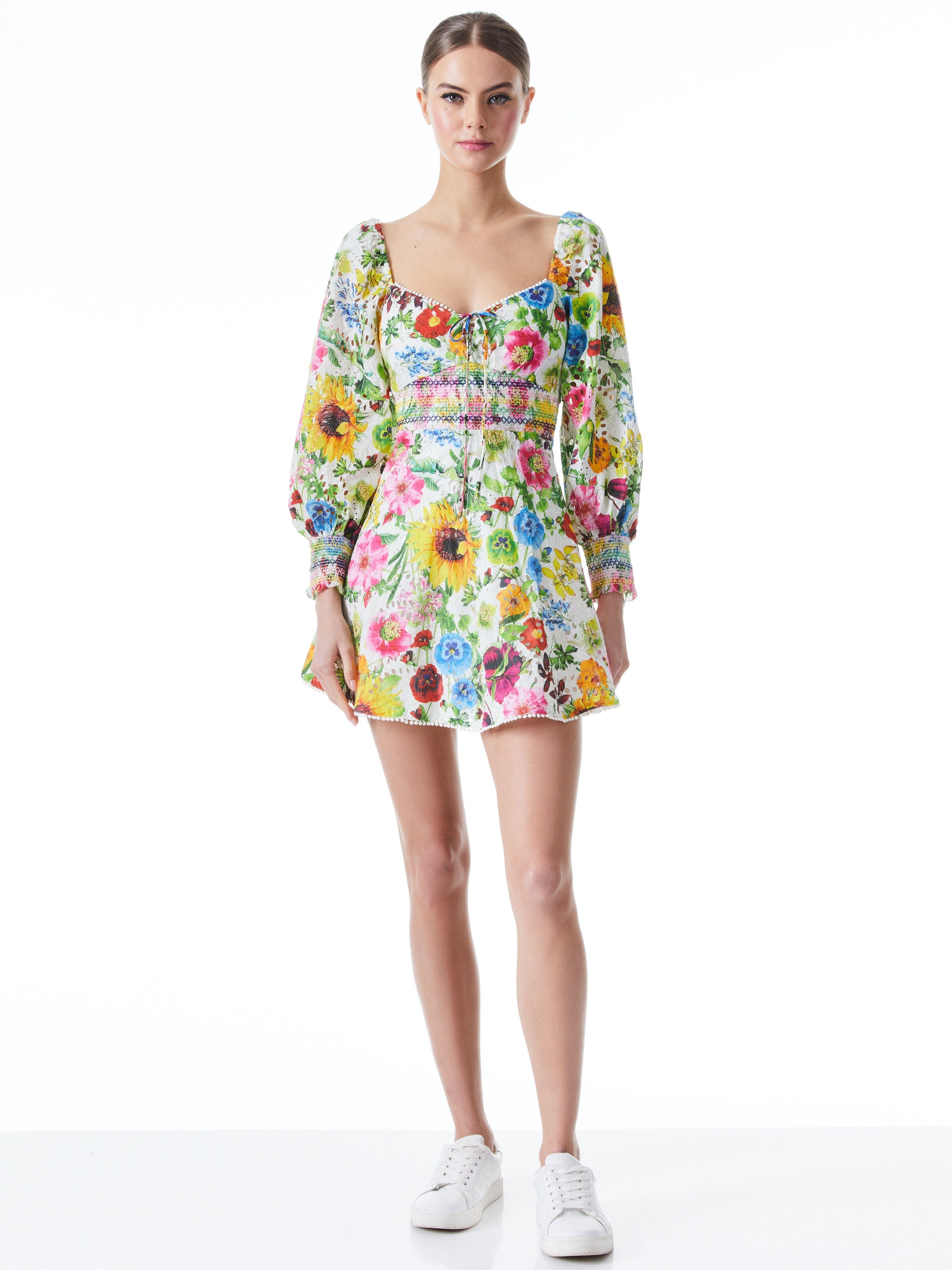 CRAWFORD SWEETHEART MINI DRESS-ALICE + OLIVIA