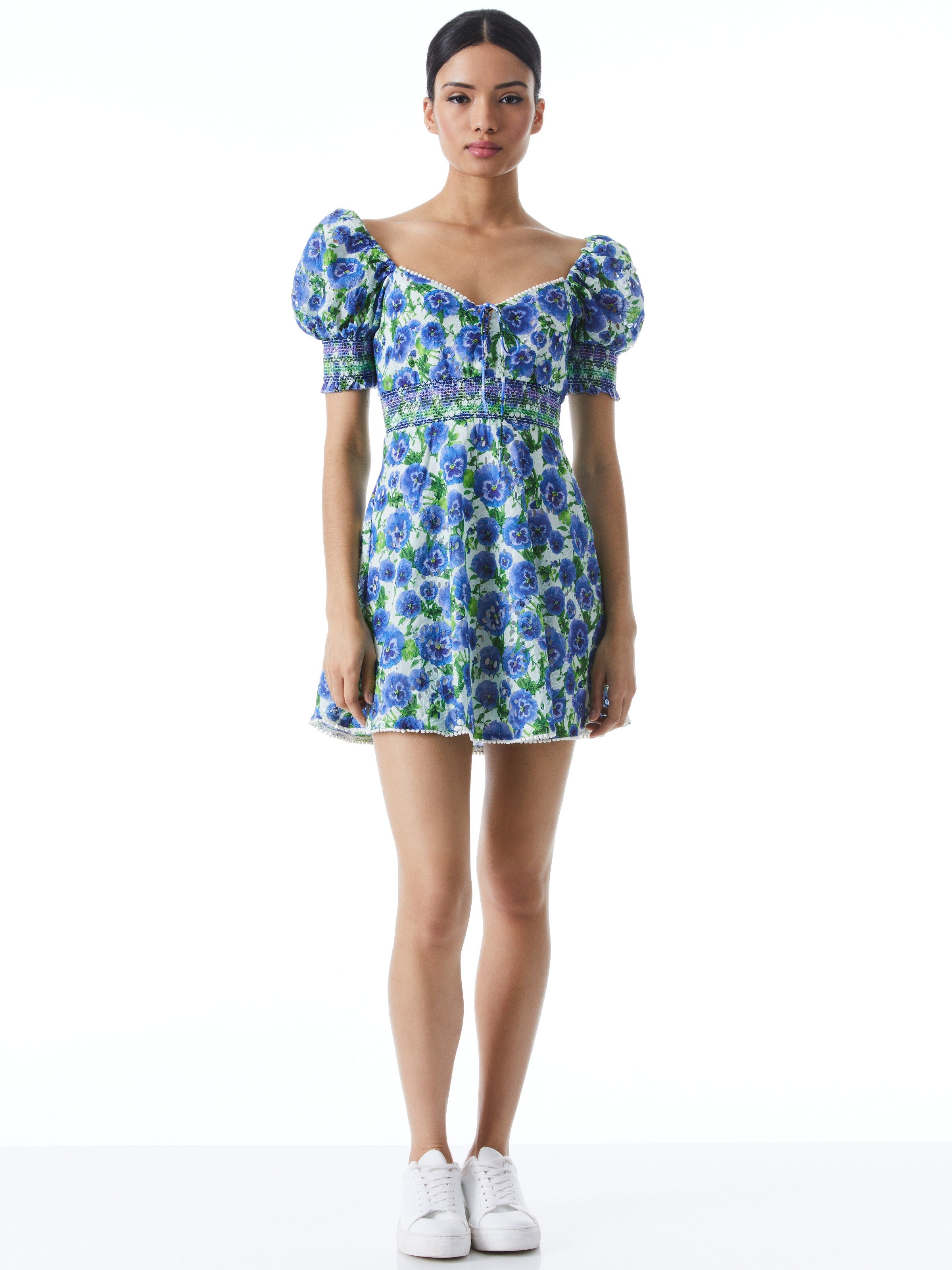 CRAWFORD SWEETHEART MINI DRESS-ALICE + OLIVIA