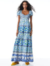 ROSALYN PUFF SLEEVE MAXI DRESS-ALICE + OLIVIA